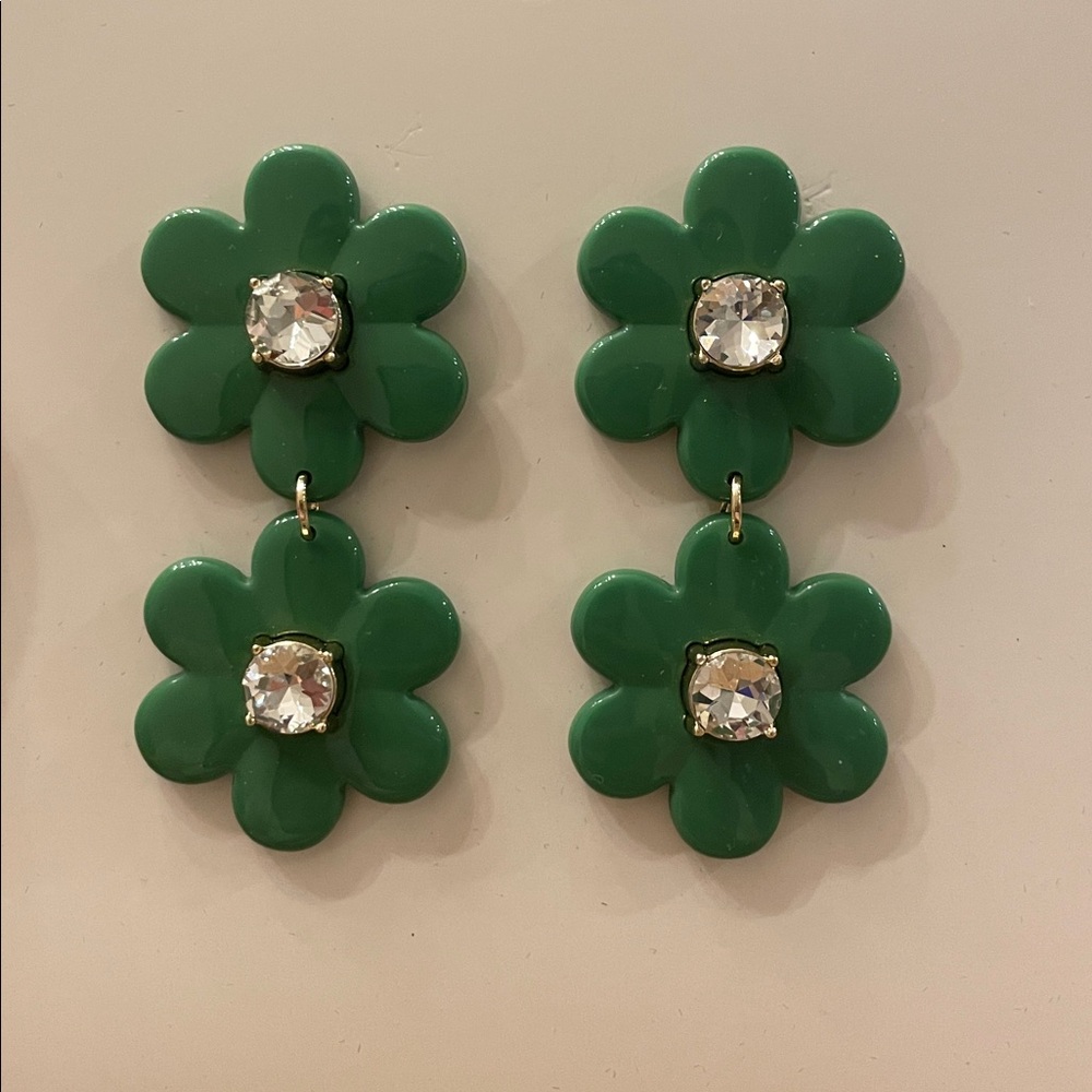Kate spade limited edition green earrings - Picture 3 of 5